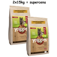 Yoggies  kuřecí+hovězí  2x15kg za výhodnou cenu