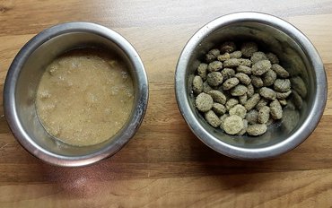 Bobtnání granulí - versus torze